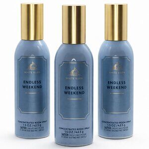 Bath & Body Works 3 Pack ENDLESS WEEKEND Room Spray
